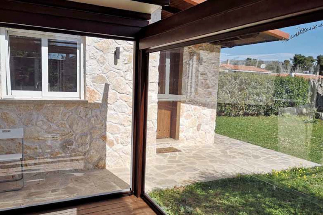 Ανεμοθραύστες με ύφασμα